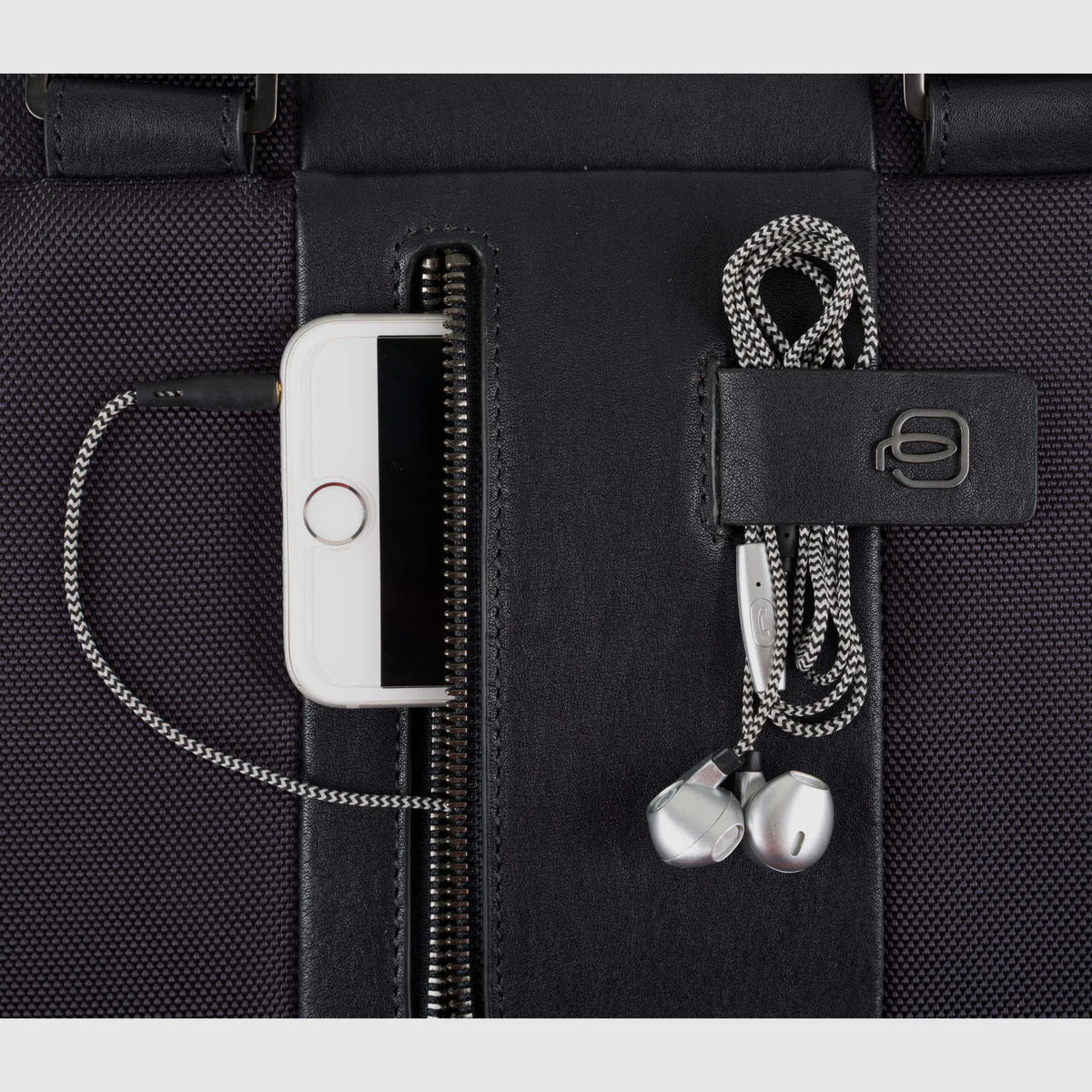 Piquadro Messenger porta pc e porta ipad®10,5"/9,7", porta Nero