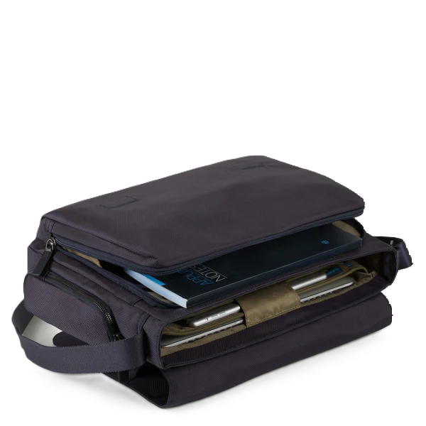 Piquadro Messenger porta pc e porta ipad®10,5"/9,7", porta Nero
