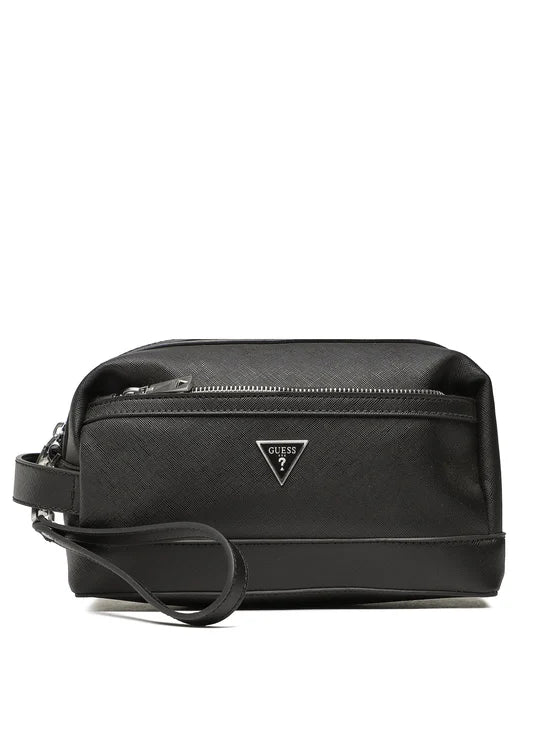 Guess Pochette Trousse Certosa Saffiano Smart Accessories  Nero