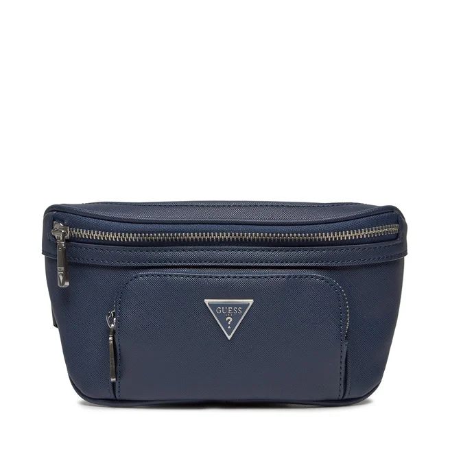 Guess Marsupio Certosa Saffiano Eco Blu