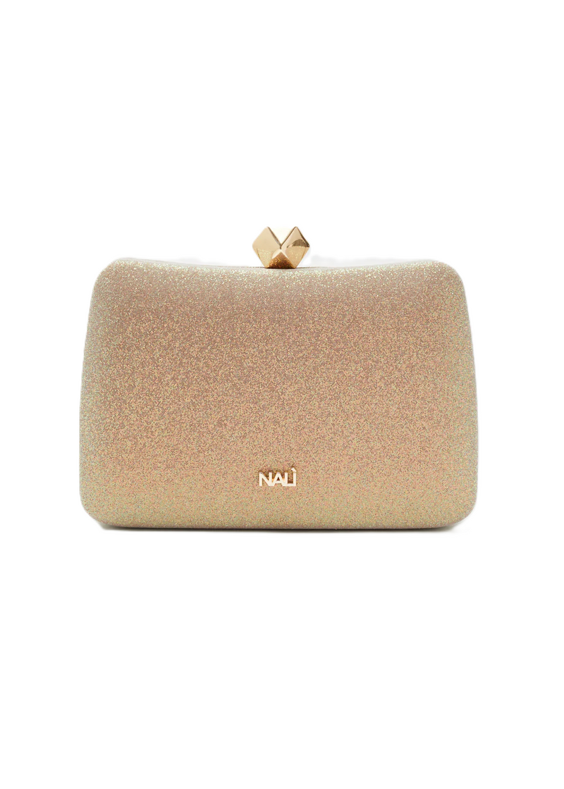 Nalì Clutch Karina Bronzo Glitter