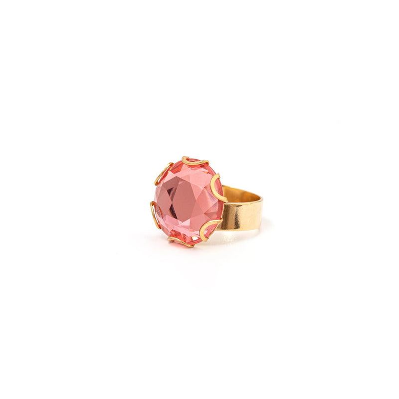 Sodini Bijoux Anello con top a semi-sfera Sunrise - Rosa