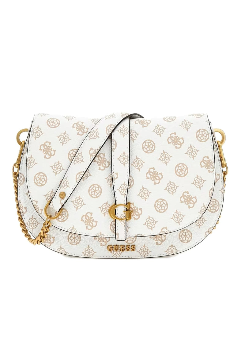 Guess Borsa a Spalla Kuba White Logo