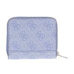 Guess Portafoglio Laurel slg Light blue logo