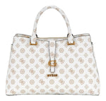 Guess Borsa a Mano Kuba White logo