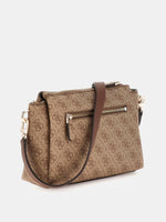 Guess Borsa a Tracolla Noelle Latte logo/Brown