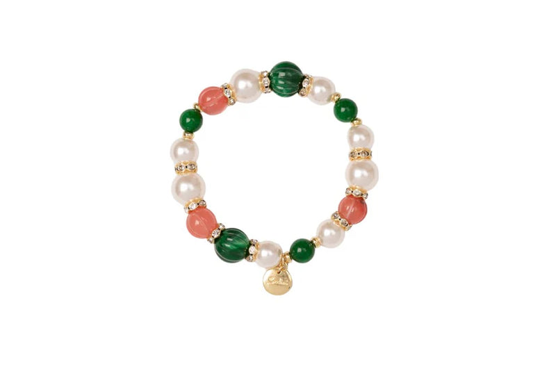 Sodini Bijoux Bracciale Elastico Con Perla Conchiglia  Multicolor