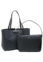 Guess Borsa a Spalla Eco Brenton  Logata Nera