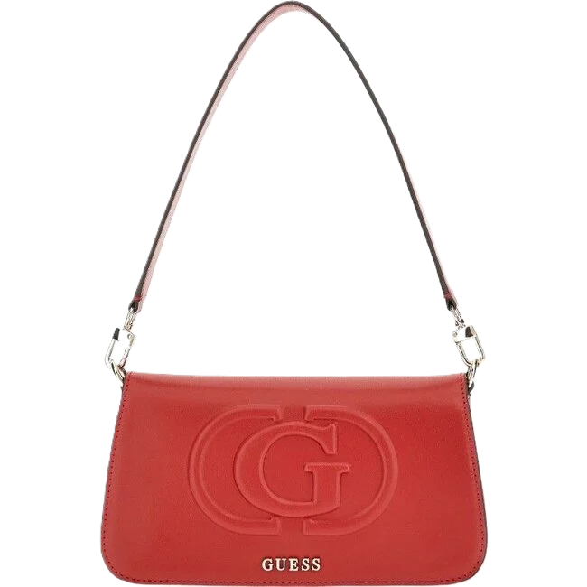 Guess Borsa a Spalla Eco Mietta Rossa