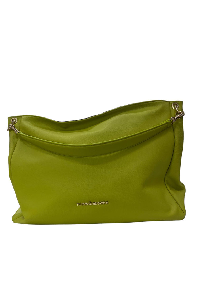 Borsa A Spalla Modello Grande Rocco Barocco Acid Green