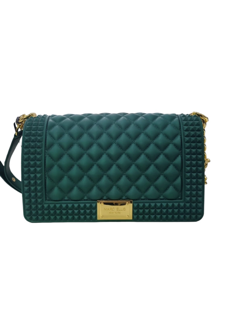 Borsa a Tracolla  Marc Ellis  Modello Forest Green/ Gold