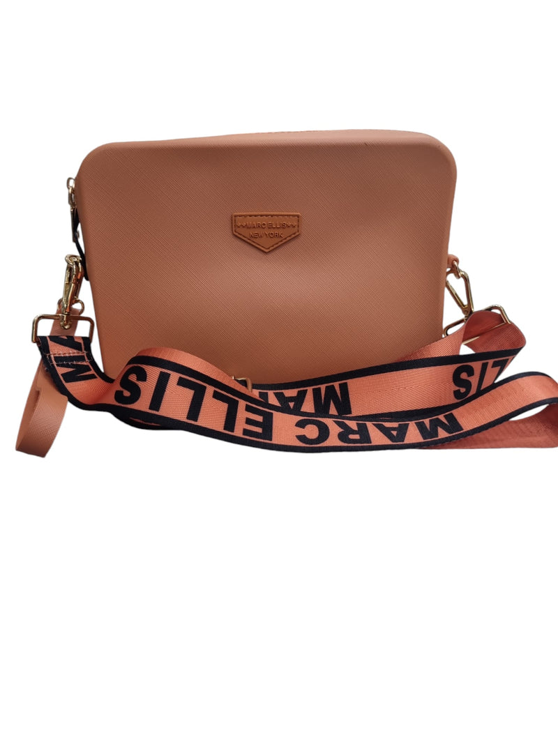 Borsa a Tracolla  Marc Ellis  Modello Dark Rust/Light Gold