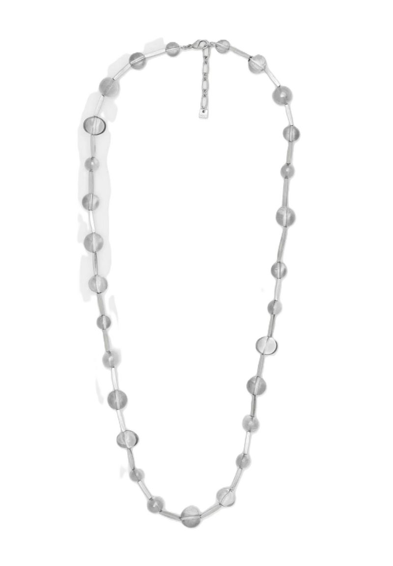 Nalì Collana Luxe Long Con Sfere Argento