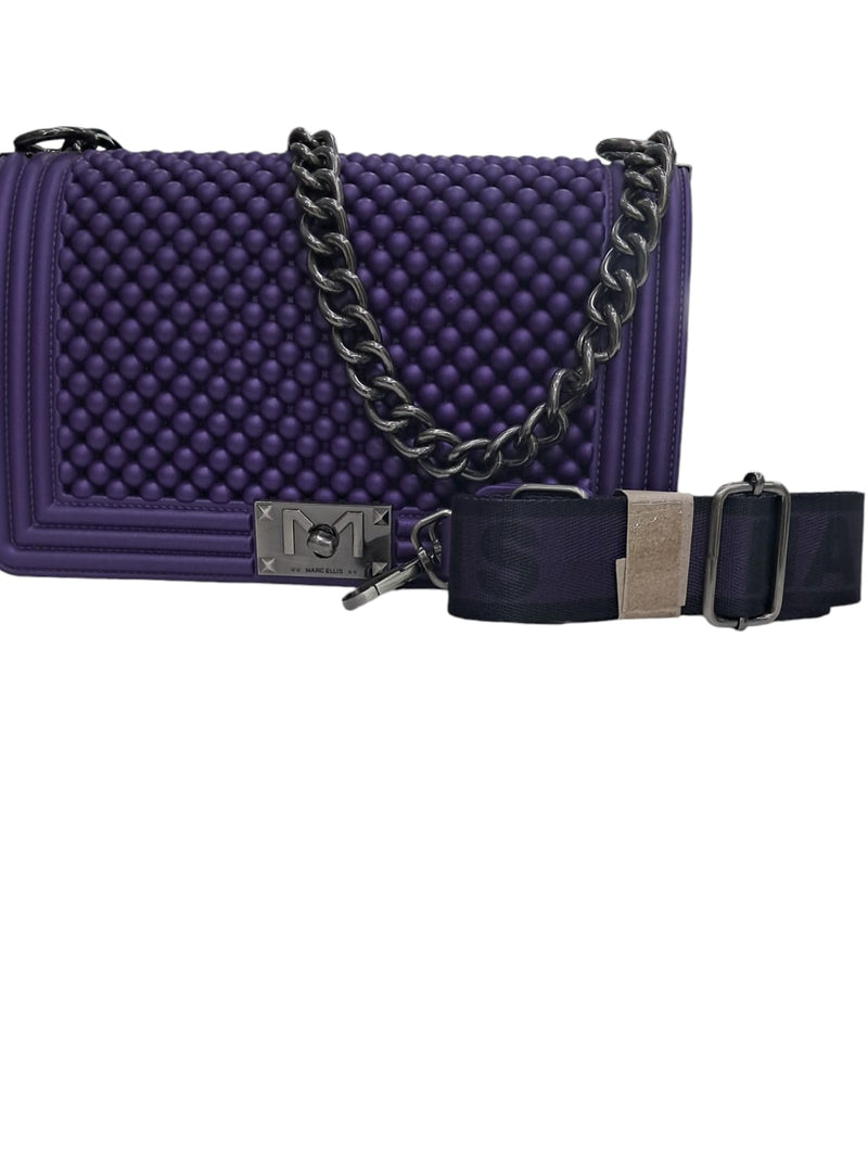 Borsa a Tracolla Marc Ellis  Modello Violet Indigo/Brush