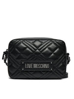 Love Moschino Borsa a Tracolla Nera/Argento