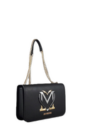 Love Moschino Borsa a Tracolla Nera/Oro