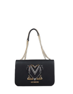 Love Moschino Borsa a Tracolla Nera/Oro