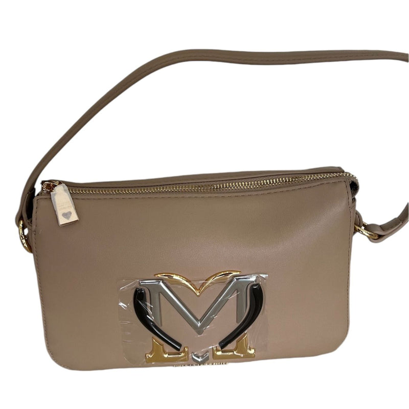 Love Moschino Borsa a Spalla Crema