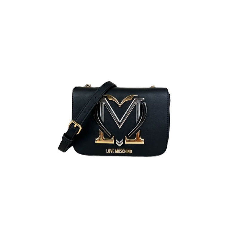 Love Moschino Borsa a Tracolla Nera/Oro