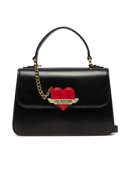 Love Moschino Borsa a Mano Nera/Oro