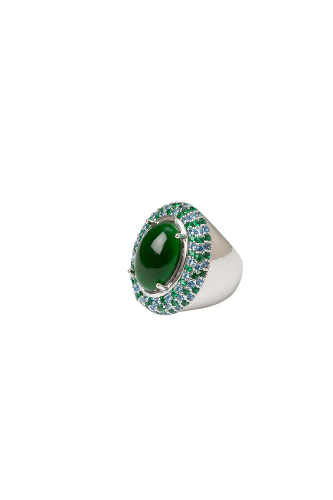 Sodini Bijoux Anello Pietra Verde