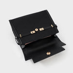 Borsa a Mano Label Rose Modello black