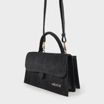 Borsa a Tracolla Label Rose Modello Black