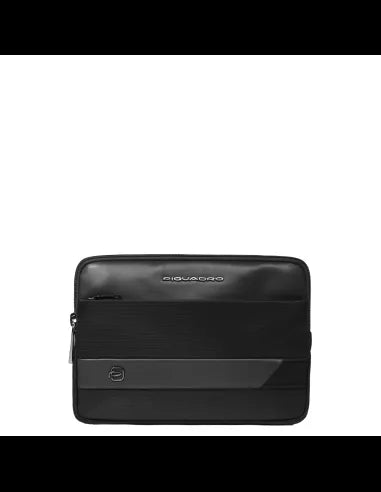 Piquadro Pochette con tasca per iPad mini Nero