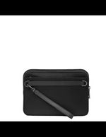 Piquadro Pochette con tasca per iPad mini Nero