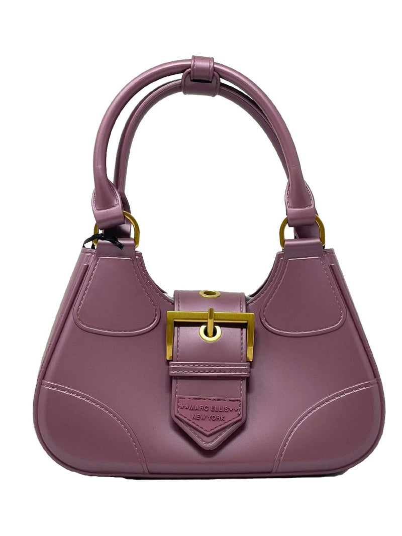 Borsa a Spalla Marc Ellis  Modello Dark Mauve/Light Ottone