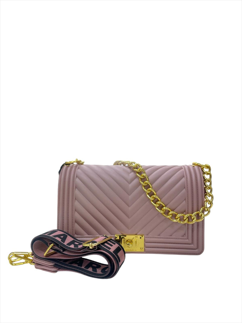 Borsa a Tracolla Marc Ellis  Modello Old Rose/Gold