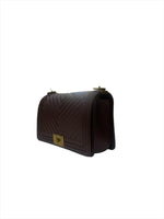 Borsa a Tracolla Marc Ellis  Modello Chocolate/Light Ottone