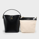 Borsa a Spalla Label Rose Modello Nero