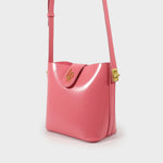 Borsa a Tracolla Label Rose Modello Pink