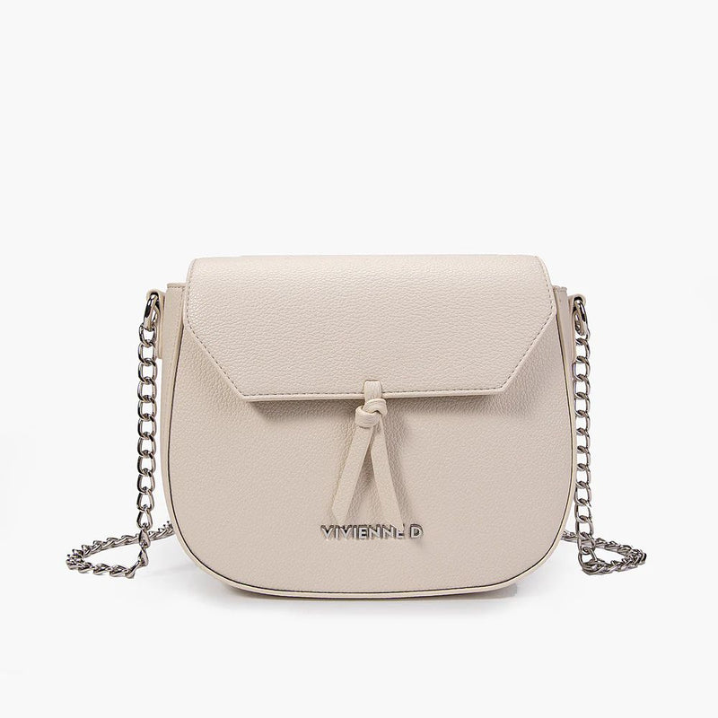 Borsa a Tracolla Vivienne D Modello Beige