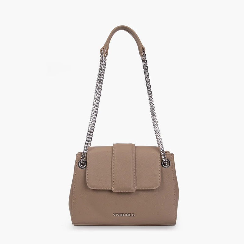 Borsa a Tracolla Vivienne D Modello Camel