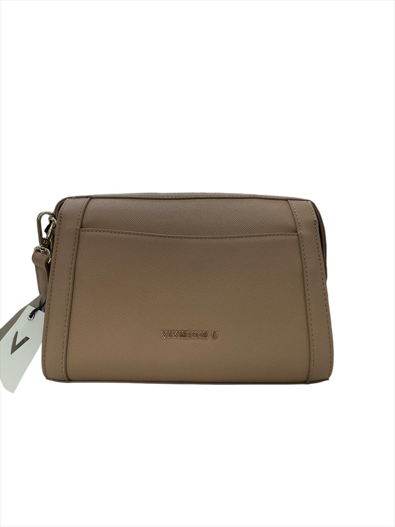 Borsa a Tracolla Vivienne D Modello Camel