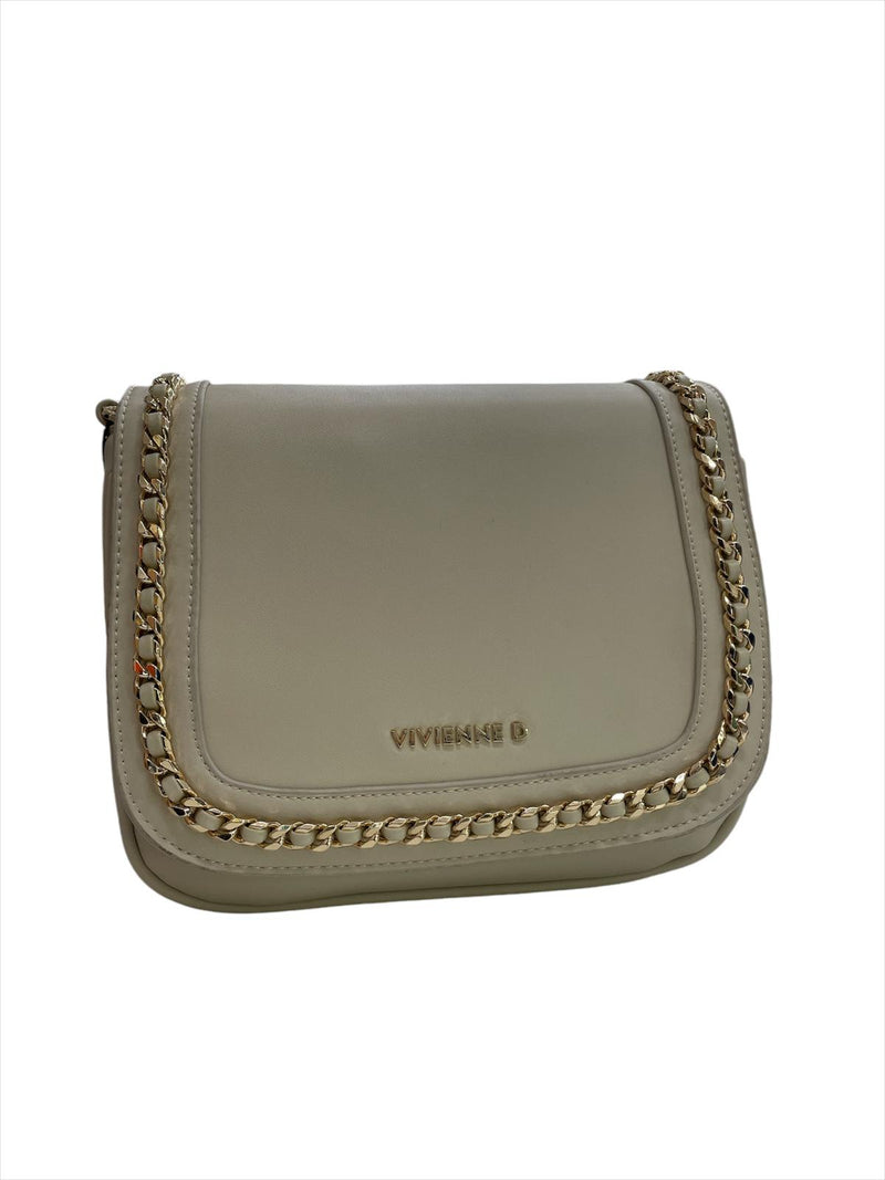 Borsa a Spalla Vivienne D Modello Beige