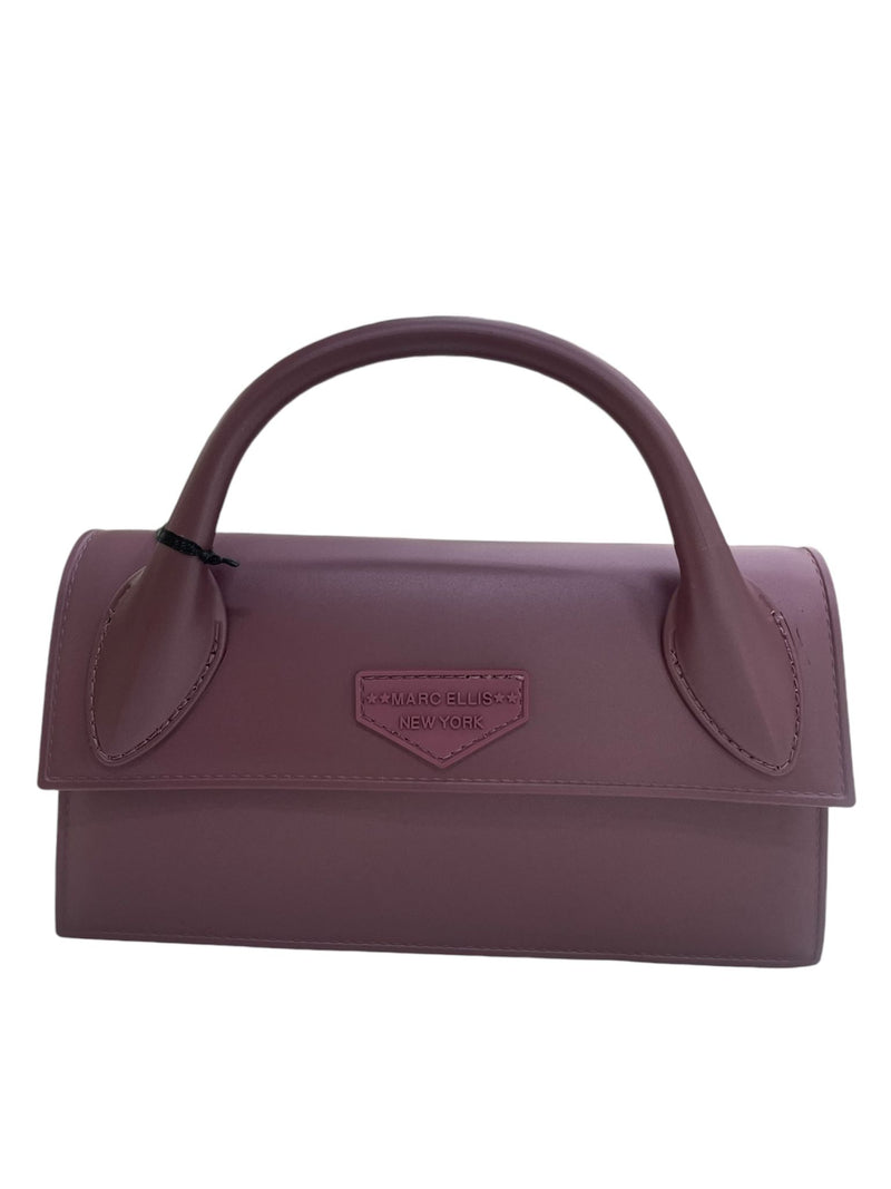 Borsa a Mano Marc Ellis Flat Arrow Dark Mauve/Light Ottone