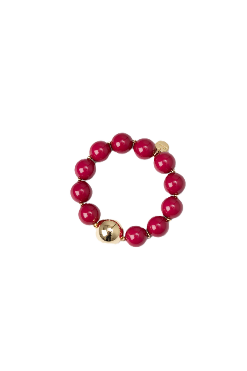 Sodini Bijoux Bracciale Perla Tribeca Rosso