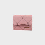 Portafoglio Label Rose Modello New Monogram Wallet Rosa