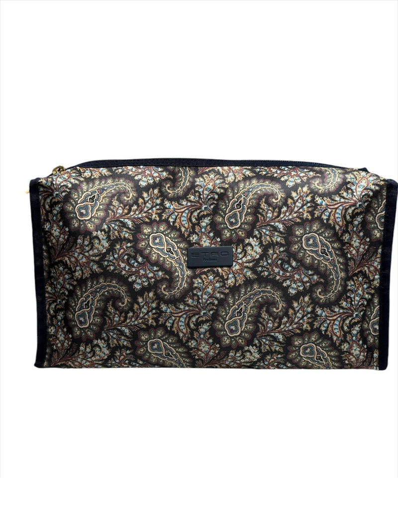 Etro Trousse Trapezio Blu