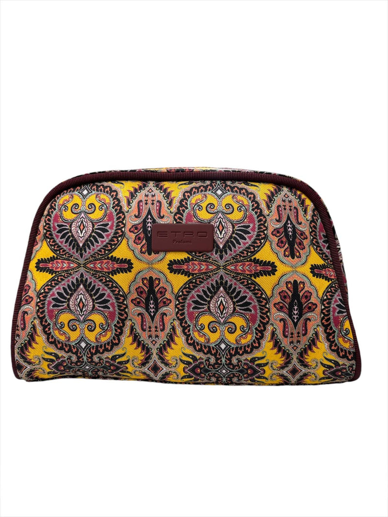 Etro Trousse Media Tonda Marrone