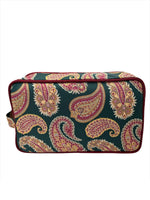 Etro Necessaire Con Maniglia Rosso /Verde