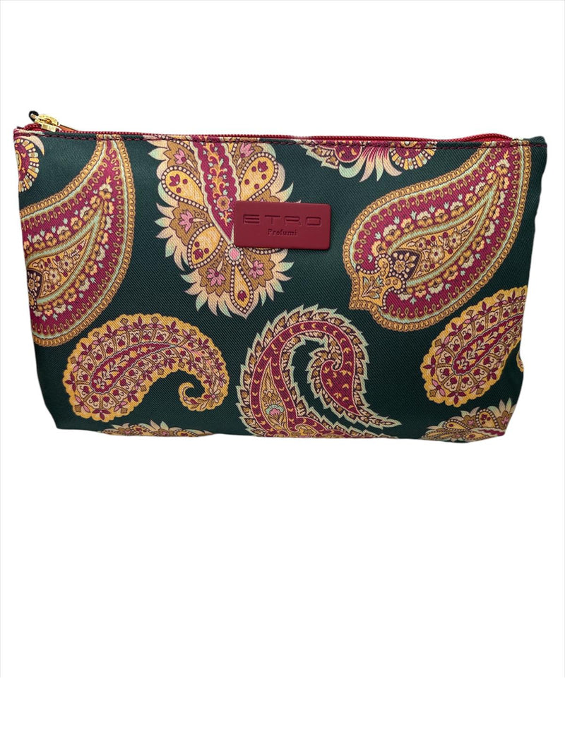 Etro Beauty Case Busta Media Rosso /Verde