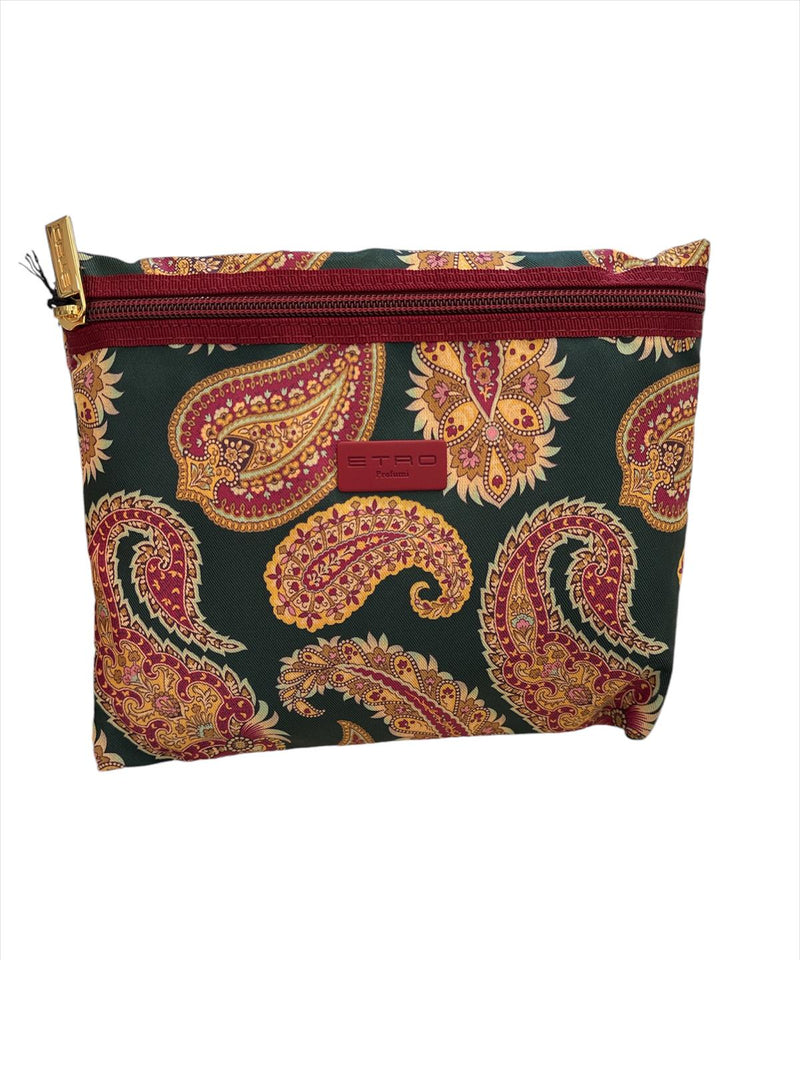 Etro Beauty Case Busta Media Rosso /Verde