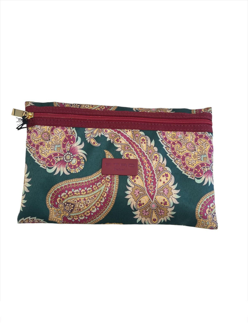 Etro Beauty Case Busta Media  Rosso /Verde