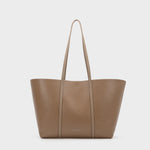 Borsa a Spalla Modello Label Rose Fiona Taupe