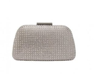 Nali' Clutch Luce Con Pietre Argento Scuro