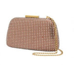 Nali' Clutch Luce Con Pietre Bronzo